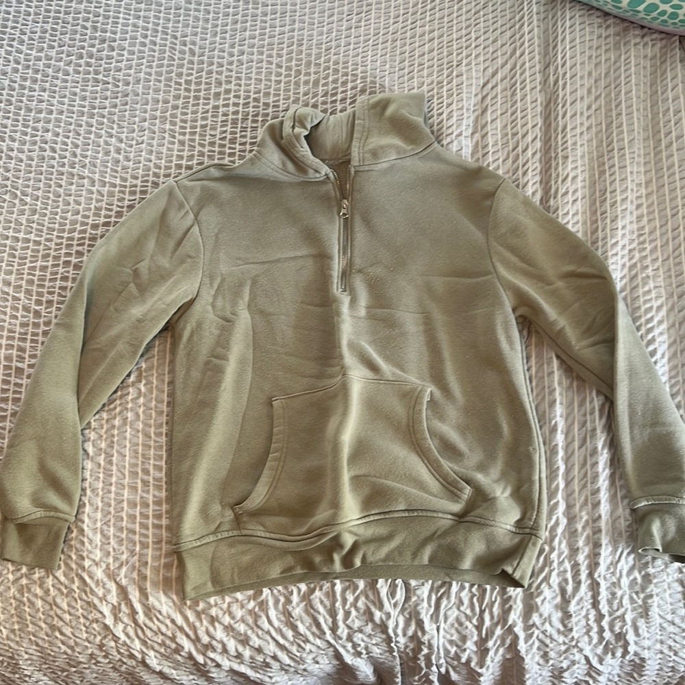 Quarter Zip Hoodie w/ Pocket
